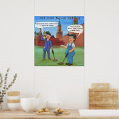 Russian Metal-Ing Funny Poster von Rick London (Küche)