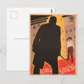Russian Movie Poster Russian Avant Garde Print Postkarte (Vorne/Hinten)