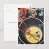 Russian Movie Poster Russian Avant Garde Print Postkarte (Vorne/Hinten)