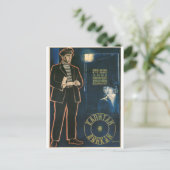 Russian Movie Poster Russian Avant Garde Print Postkarte (Stehend Vorderseite)