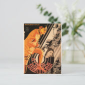 Russian Movie Poster Russian Avant Garde Print Postkarte (Stehend Vorderseite)