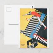 Russian Movie Poster Russian Avant Garde Print Postkarte (Vorne/Hinten)