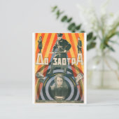Russian Movie Poster Russian Avant Garde Print Postkarte (Stehend Vorderseite)
