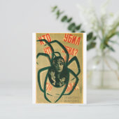 Russian Movie Poster Russian Avant Garde Print Postkarte (Stehend Vorderseite)