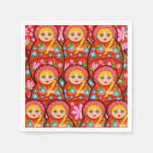 Russian Nesting Doll - Matryoshka Serviette (Vorderseite)