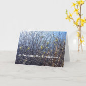 Russian Palm Sunday Greeting Card Karte (Gelbe Blume)