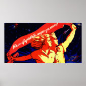 Russian Propaganda Poster (Vorne)