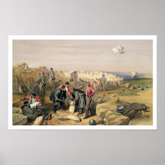 Russian Rifle Pit (jetzt britisch), Platte von "Th Poster (Vorne)