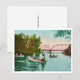 Russian River Healdsburg Bridge Postkarte
