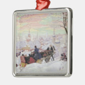 Russian Sleigh Ride Ornament Aus Metall (Links)