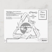 Russian Sturgeon Postcard Postkarte (Rückseite)