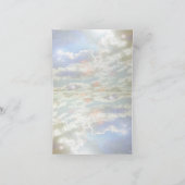 Russian - Thank You - Clouds Card, Dankeskarte (Innenseite)