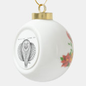 Russian Tumbler Top View Keramik Kugel-Ornament (Rechts)