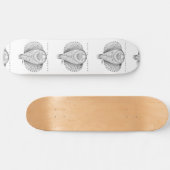 Russian Tumbler Top View Skateboard (Horizontal)
