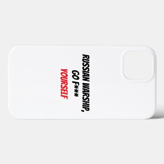 Russian Warship Case-Mate iPhone Hülle (Rückseite (Horizontal))