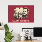 Russians Do It Better Poster (Heimbüro)