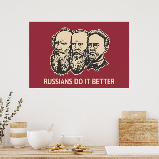 Russians Do It Better Poster (Küche)