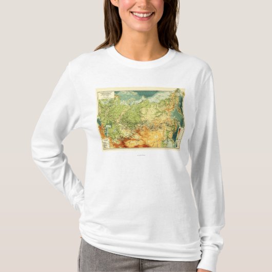 RussiaPanoramic MapRussia T-Shirt (Vorderseite)