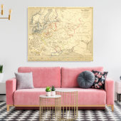 Russie, Pologne, Süde, Norwegen, Danemarck Leinwanddruck (Insitu (Wohnzimmer))