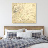Russie, Pologne, Süde, Norwegen, Danemarck Leinwanddruck (Insitu (Schlafzimmer))
