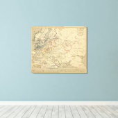 Russie, Pologne, Süde, Norwegen, Danemarck Leinwanddruck (Insitu (Holzboden))