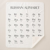 Russisch | Alphabet mit Aussprache Sherpadecke (Vorderseite)