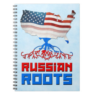 Russisch-Amerikanische Roots Notepad Notizblock