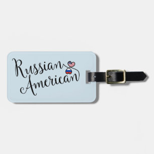 Russisch-amerikanischer Gepäckträger Gepäckanhänger