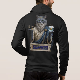Russisch Blau Archimedes Katze Hoodie