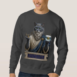 Russisch Blau Archimedes Katze Sweatshirt