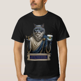 Russisch Blau Archimedes Katze T-Shirt