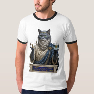 Russisch Blau Archimedes Katze T-Shirt