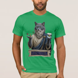 Russisch Blau Archimedes Katze T-Shirt