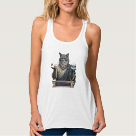 Russisch Blau Archimedes Katze Tank Top