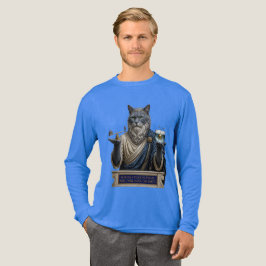 Russisch Blau Archimedes Katze Tri-Blend Shirt