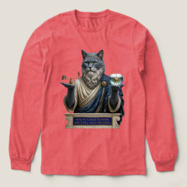Russisch Blau Archimedes Katze Tri-Blend Shirt