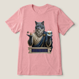 Russisch Blau Archimedes Katze Tri-Blend Shirt