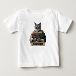 Russisch Blau Aristoteles Katze Baby T-shirt