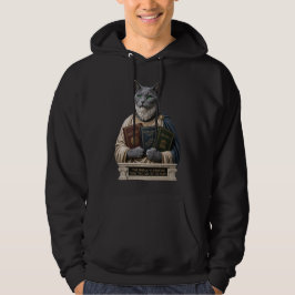 Russisch Blau Aristoteles Katze Hoodie