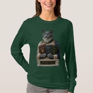 Russisch Blau Aristoteles Katze T-Shirt