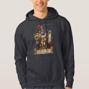Russisch Blau Arlequin Katze Hoodie