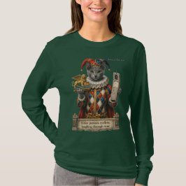 Russisch Blau Arlequin Katze T-Shirt