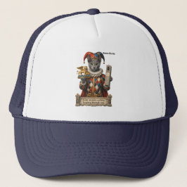 Russisch Blau Arlequin Katze Truckerkappe