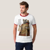 Russisch Blau Caesar Katze T-Shirt (Vorne ganz)