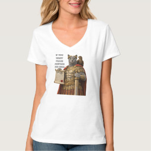 Russisch Blau Cäsar Katze T-Shirt