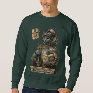Russisch Blau Conquistador Katze – Ehre & Vermächt Sweatshirt