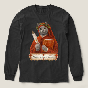 Russisch Blau Dante Alighieri Katze Tri-Blend Shirt