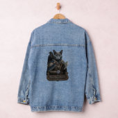 Russisch Blau Edle Odins Katze Jeansjacke (Hangar)