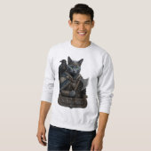 Russisch Blau Edle Odins Katze Sweatshirt (Vorne ganz)