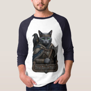 Russisch Blau Edle Odins Katze T-Shirt